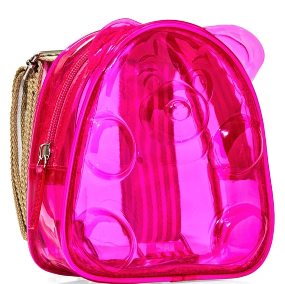 Bath & Body Works Handbags - Bath & Body Works Pink Gummy Bear Backpack NWOT